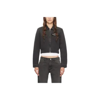 COPERNI Zip Up Cropped Denim Jacket