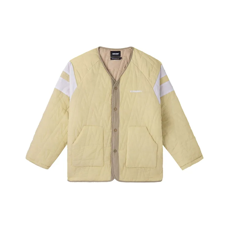 NNOVA Letter Loose Fit Puffer Jacket Unisex-0