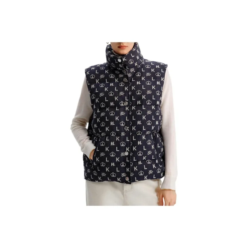 KARL LAGERFELD FW24 Down Jacket Women's Blue-0