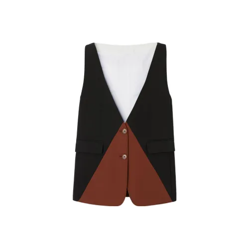 Burberry Vests Women's Black