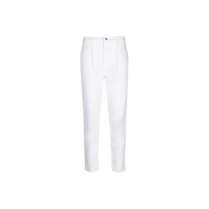 J BRAND SS21 Straight Moderate Casual Pants Women's White-0