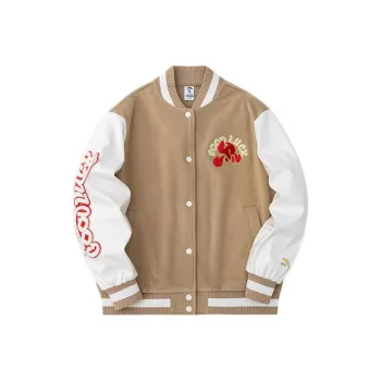 Anta Sports Life Collection Baseball Jacket Women's Camel Milk Tea