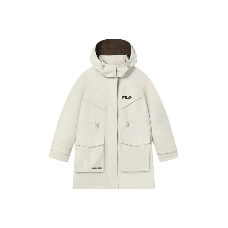 FILA Trench Coat Women's Oriental White-0