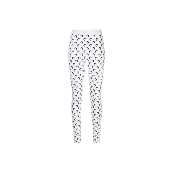 Marine Serre Moon Printed Skinny-Cut Leggings