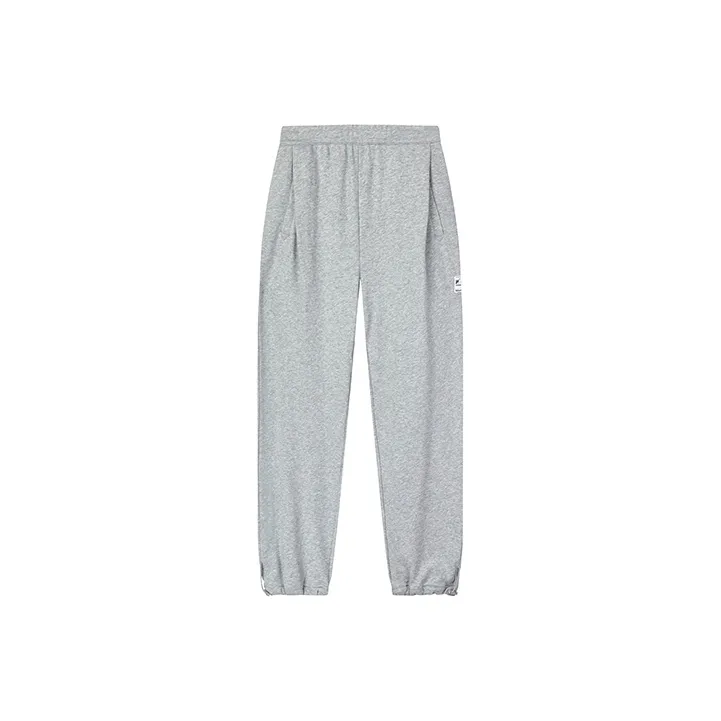 FILA Knitted Sweatpants Women's Dark Marble Heather Gray-0