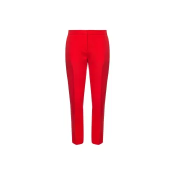 Burberry Casual Pants Women's Red