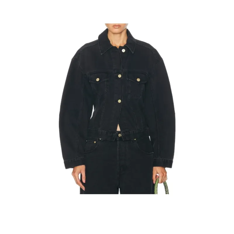 Jacquemus Long Sleeved Denim Jacket-0