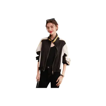 LOUISY AO Cropped Coats Women's Black & Beige