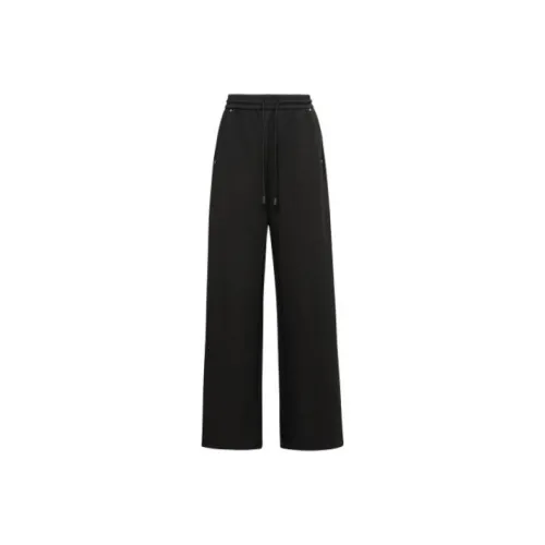 MEIYANG 블랙 여성 캐주얼 팬츠