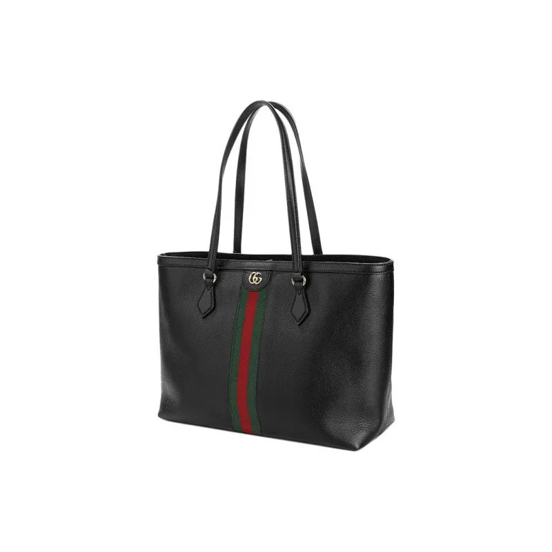 GUCCI Ophidia Calfskin Tote Bag, Shopping Bag, Shoulder Bag Women's Black-1