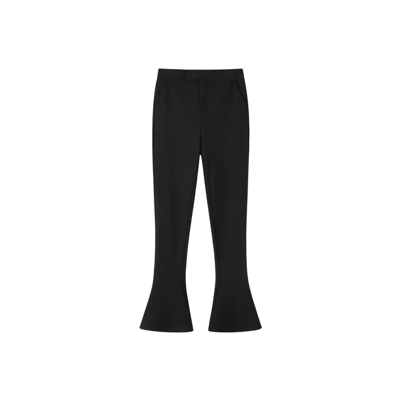 ZHOUMIAO Casual Pants Women's Classic Black-0