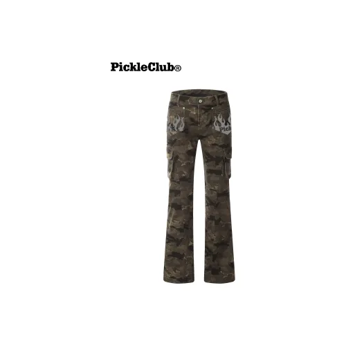 Beam Mix With Kimchi Slim Fit Bootcut Camouflage Jeans Unisex