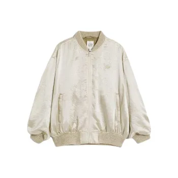 GAP Baseball Jacket Women's Gold Foil