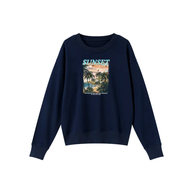 Oudifu Sweatshirts Women's-2