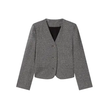 THE SEA LIFE Cropped Coat Women's Coconut Ash