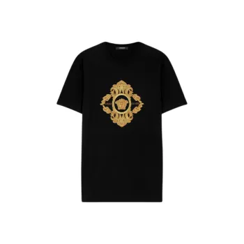 VERSACE BAROQUE T Shirt Men's Black