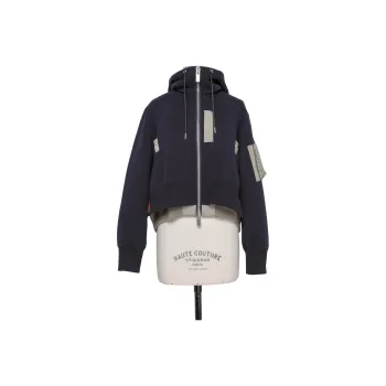 Sacai Puffer Jacket Women's Marine Blue
