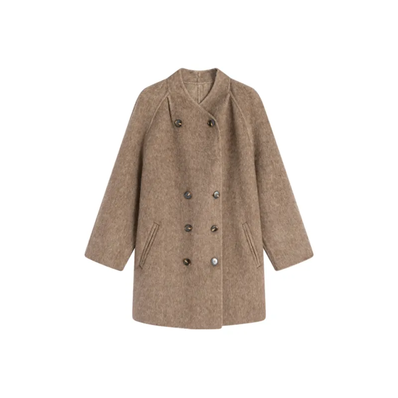 MOSIIMORII Coats Women's Suddenly Coffee-0