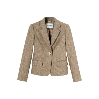 MISSSHINE Business Suits Women's Coffee