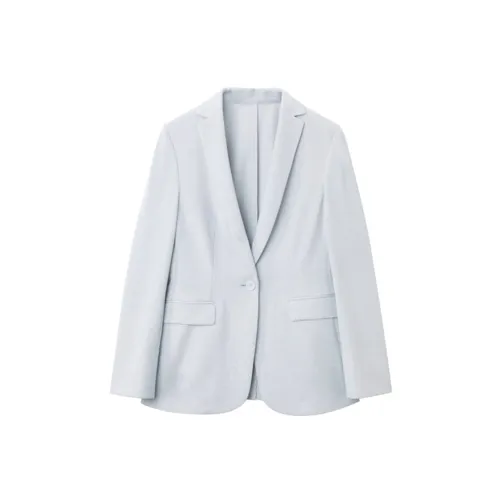 OVV Business Suits Women's Light Blue Solid Color 01-0