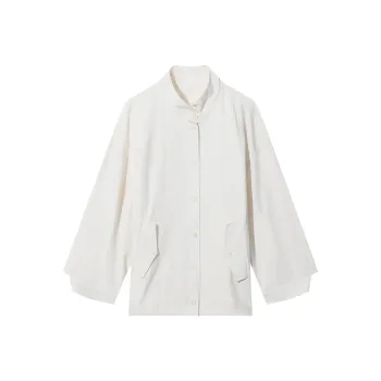 THE SEA LIFE Cropped Coat Women's Cream White