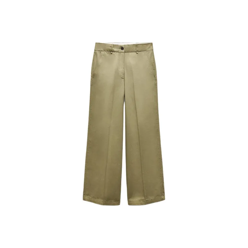 ZARA Casual Pants Women's Khaki-0