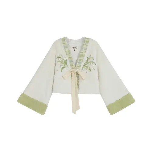 SNBL Velvet Jackets Women's White