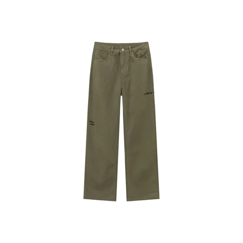 CHUU Casual Pants Women's Army Green-0