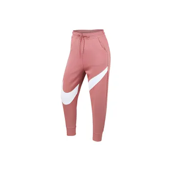 Nike Knitted Sweatpants Women's Light Red Shirt Red