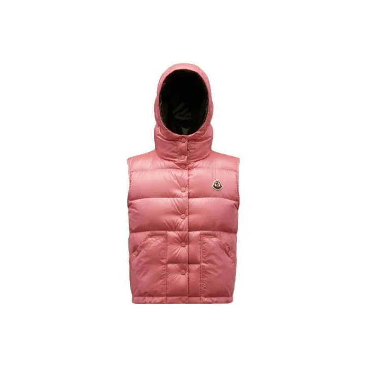 Moncler Vest Women's Coral Pink-0