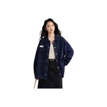 Elva' Island Denim Jacket Women's Navy Blue