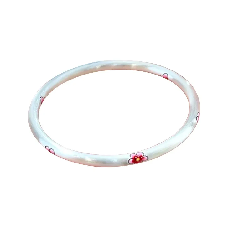 HAOYINFANG 999 Fine Silver Bangles Women's-0