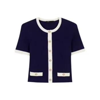 Maje Ribbed Cardigan