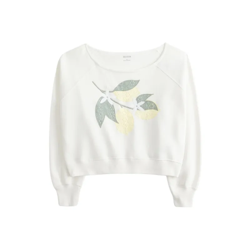 Hollister Sweatshirt Women's Cream-0