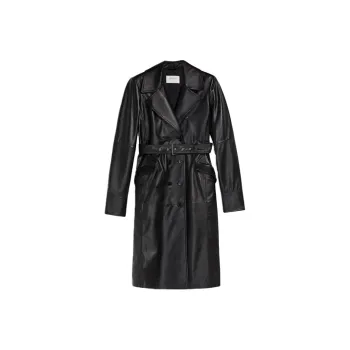SportMa Leather Jacket Women's Black
