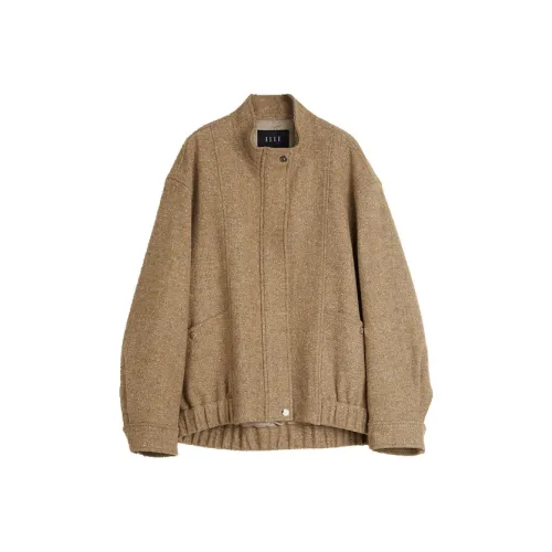 ELLE huakai Jackets & Coats Women's Coffee
