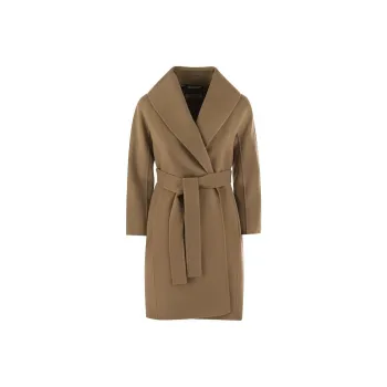 'S MAX MARA Belted Long Sleeved Coat