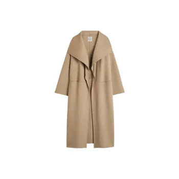 TOTEME Shawl-Lapels Open-Front Coat
