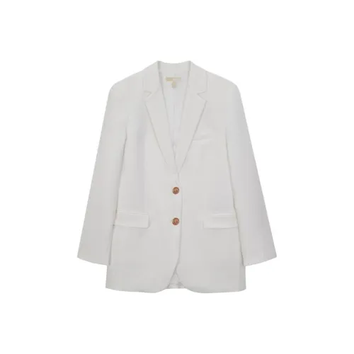 MICHAEL KORS Business Suits Coats Women's White