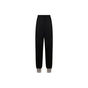 WE11DONE High waisted Straight leg Trousers