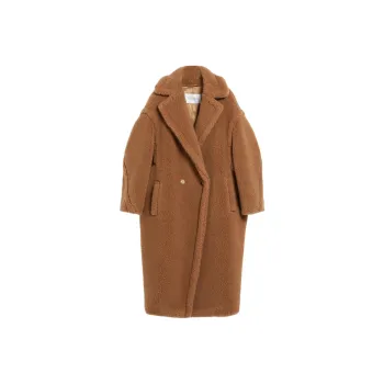 MaxMara Teddy Collection Teddy Bear Icon Coat Women's Brown