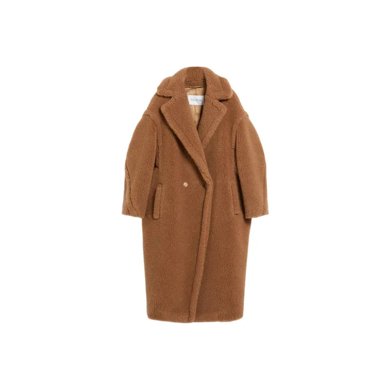 MaxMara Teddy Collection Teddy Bear Icon Coat Women's Brown-0
