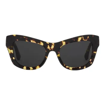 Burberry Metal Acetate Cat Eye Sunglasses Unisex Tortoiseshell