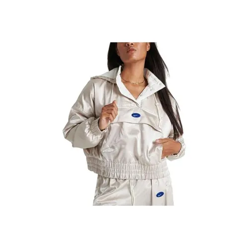 Nike Cropped Coats Women's White
