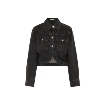 MEIYANG Denim Jackets Women's