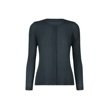 PLEATS PLEASE ISSEY MIYAKE SS25 Knitwear Women's Gray Marine Blue