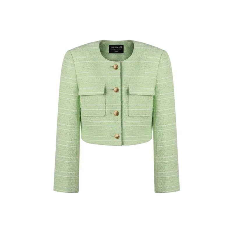 THE SEA LIFE Cropped Coat Women's-1