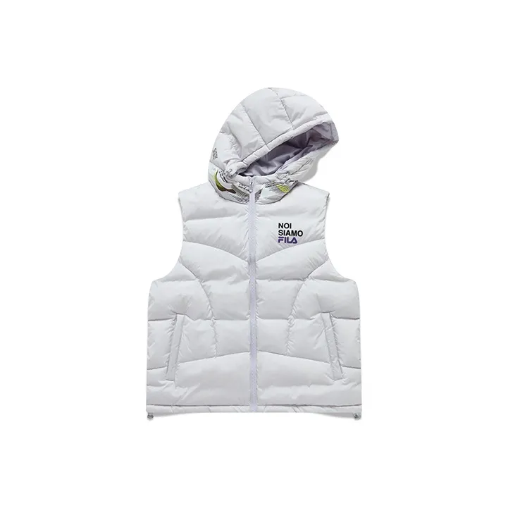 FILA FUSION Vests Women's Light White Purple-0
