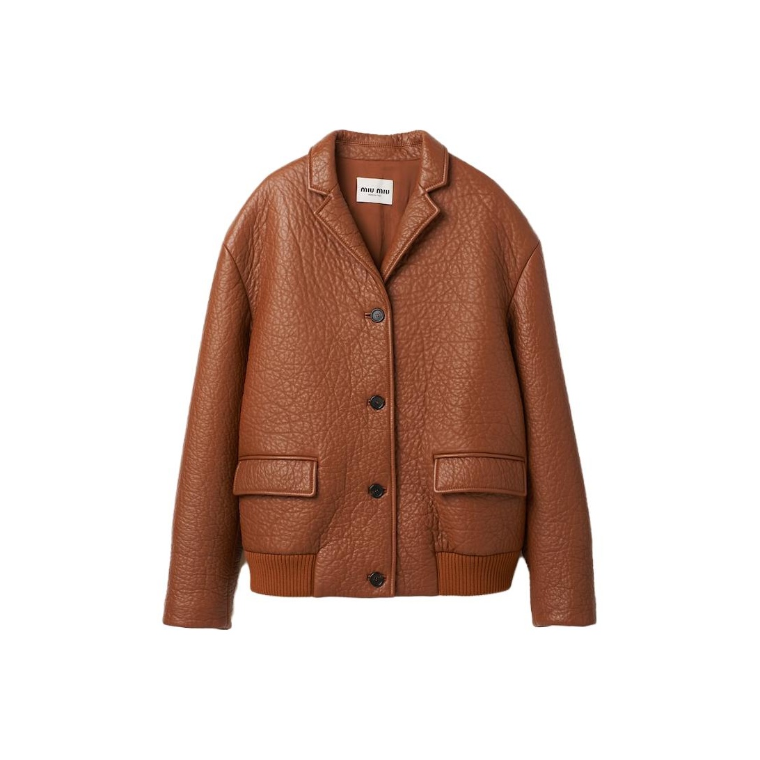 MIU MIU Leather Jackets on Sale & Authentic - POIZON