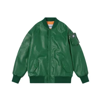 ISaluteU Leather Jacket Women's